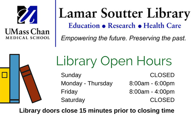 Image of New Library hours sign for October 31, 2022