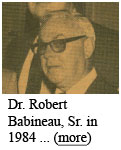Dr. Robert Babineau in 1984