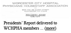 Presidents' Report to WCHPHA Members