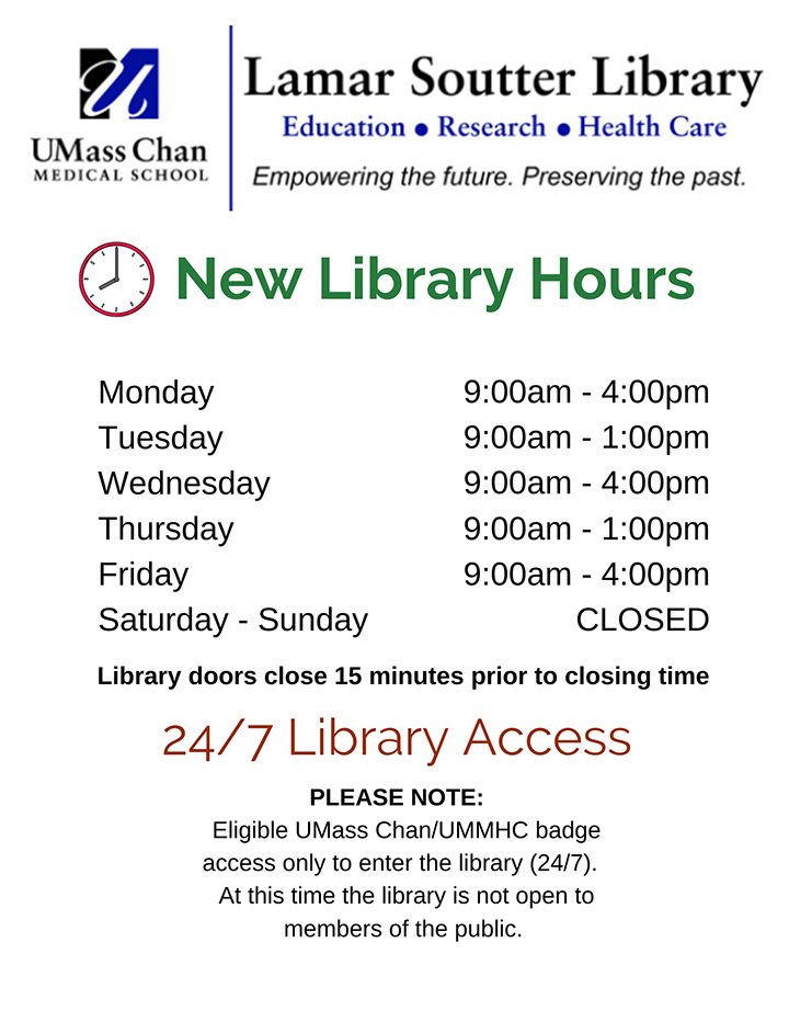 Image for New Library Service Desk hours effective October 2, 2023