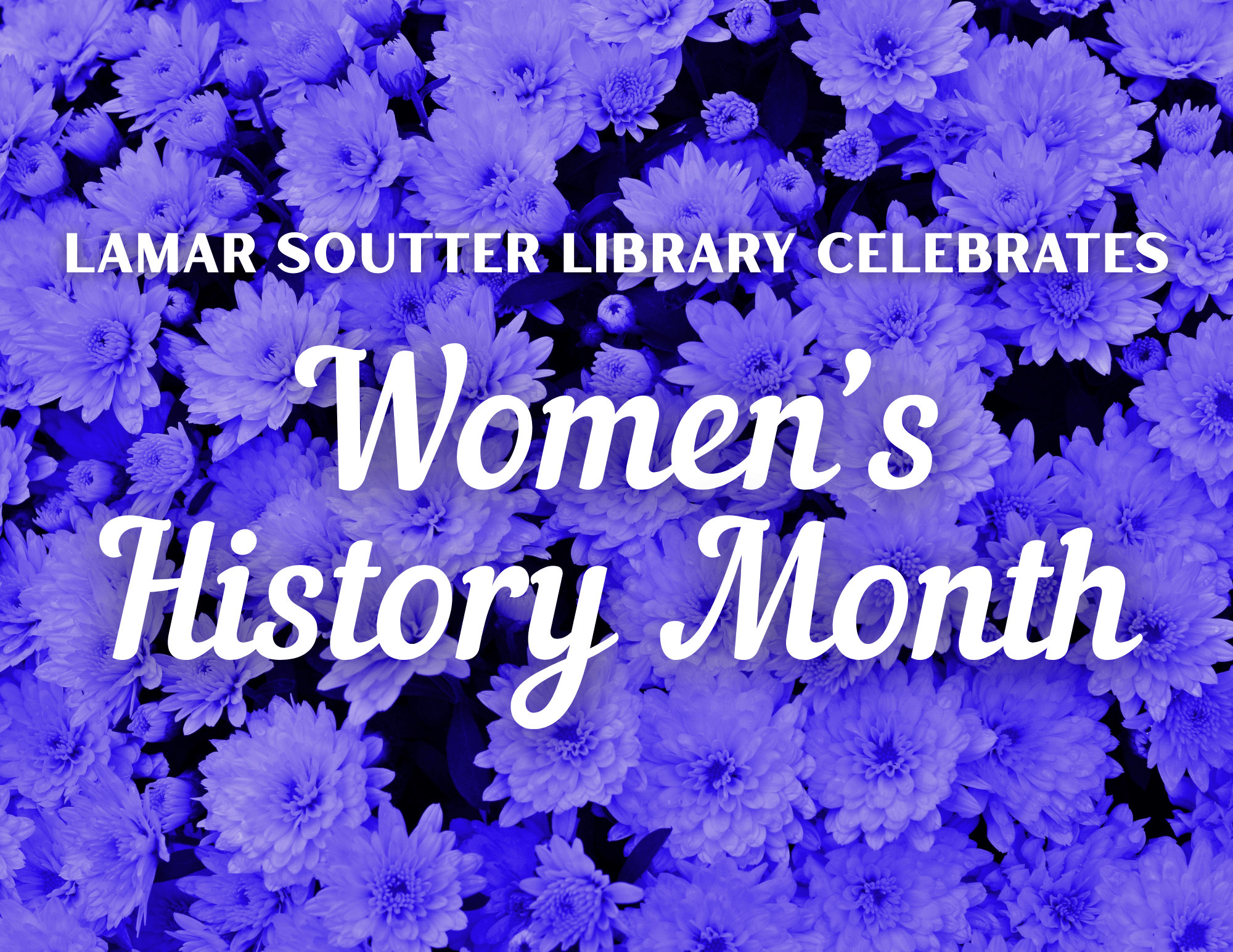 Women's History Month Flyer